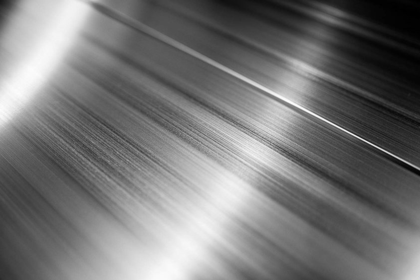 Light playing across the surface of extruded aluminum