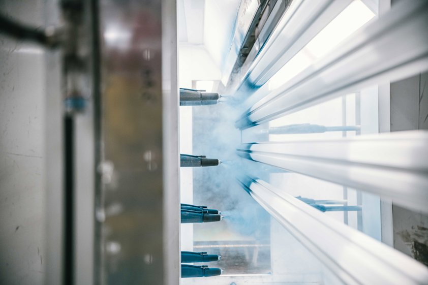 a machine with smoke coming out of it