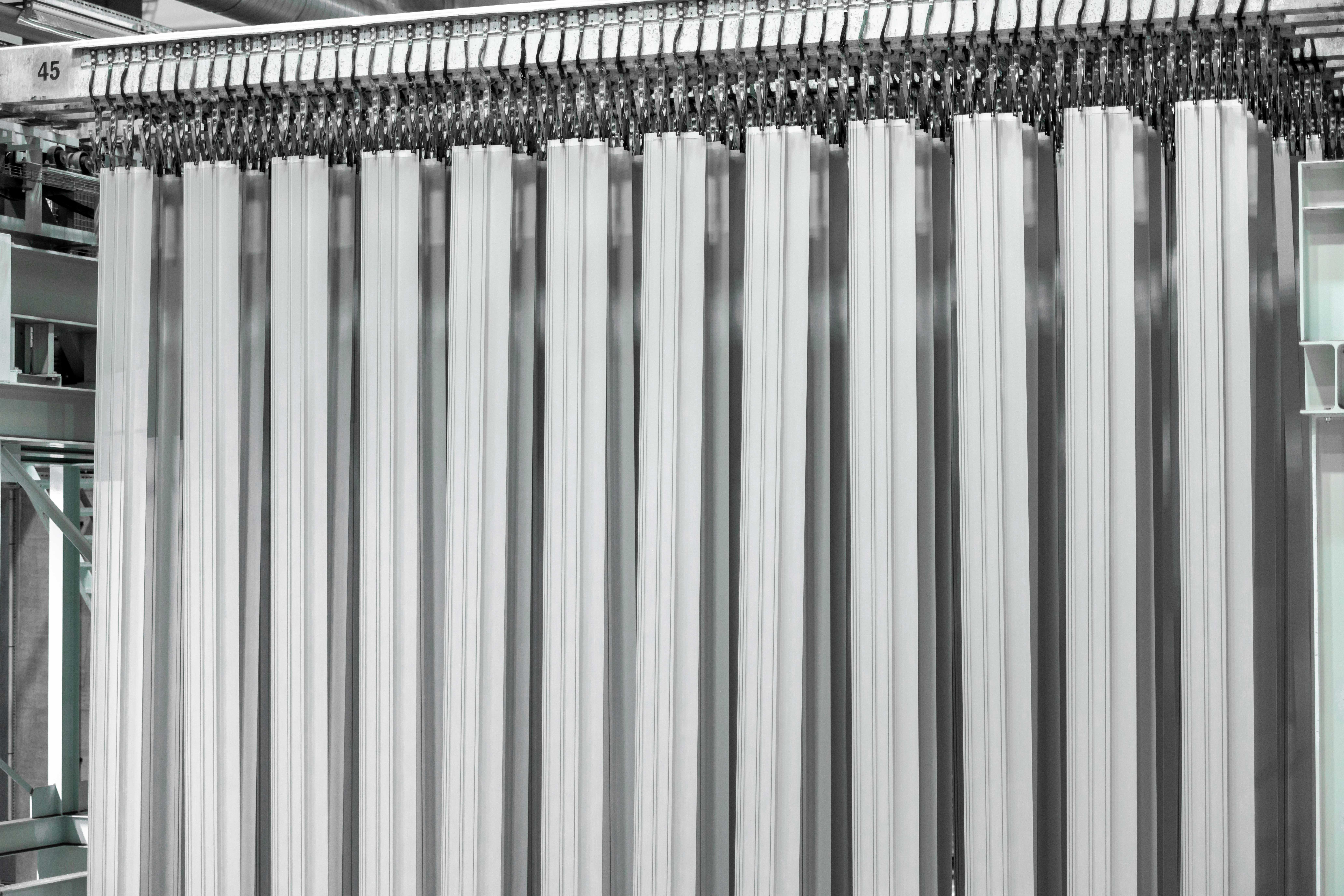 a close-up of a curtain