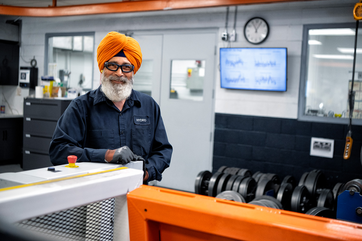 a man wearing a turban and gloves