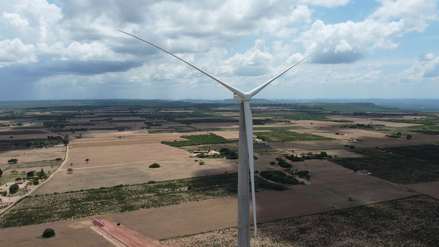 a windmill in a field