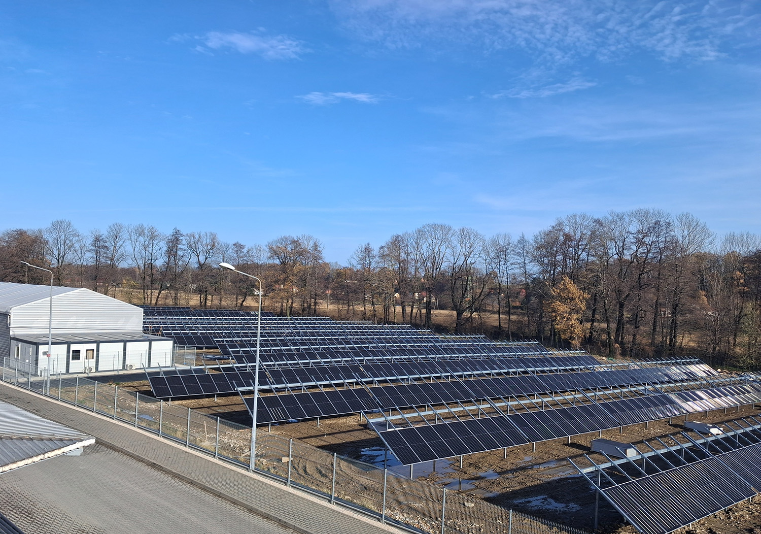 a group of solar panels