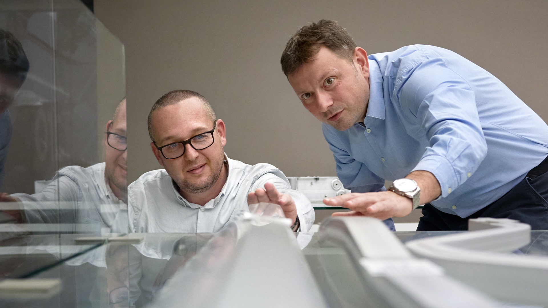 a man looking at a computer screen