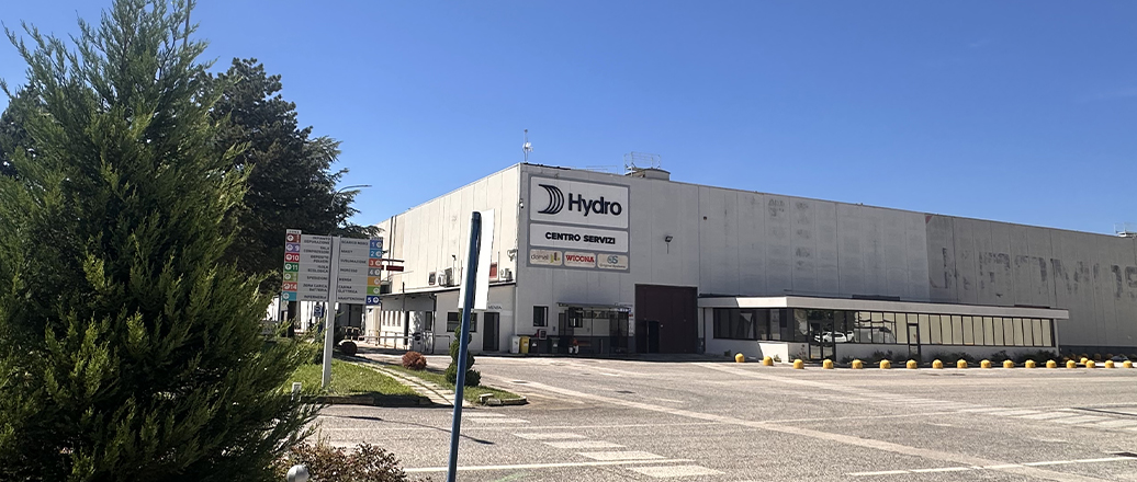 a building with a sign on the front