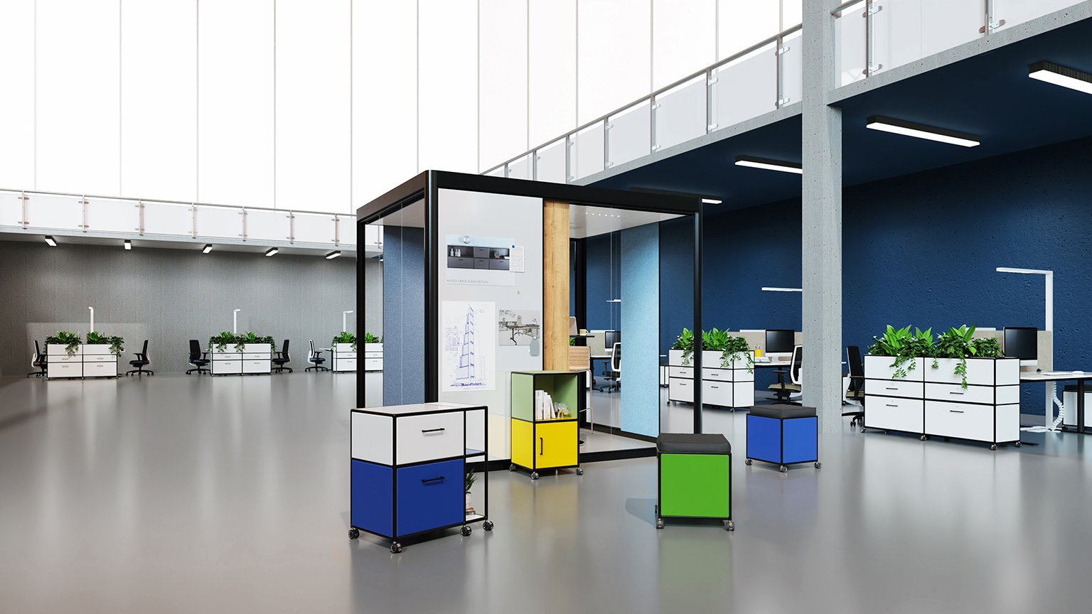 Bosse cube 4.0 Meeting mit Modul space