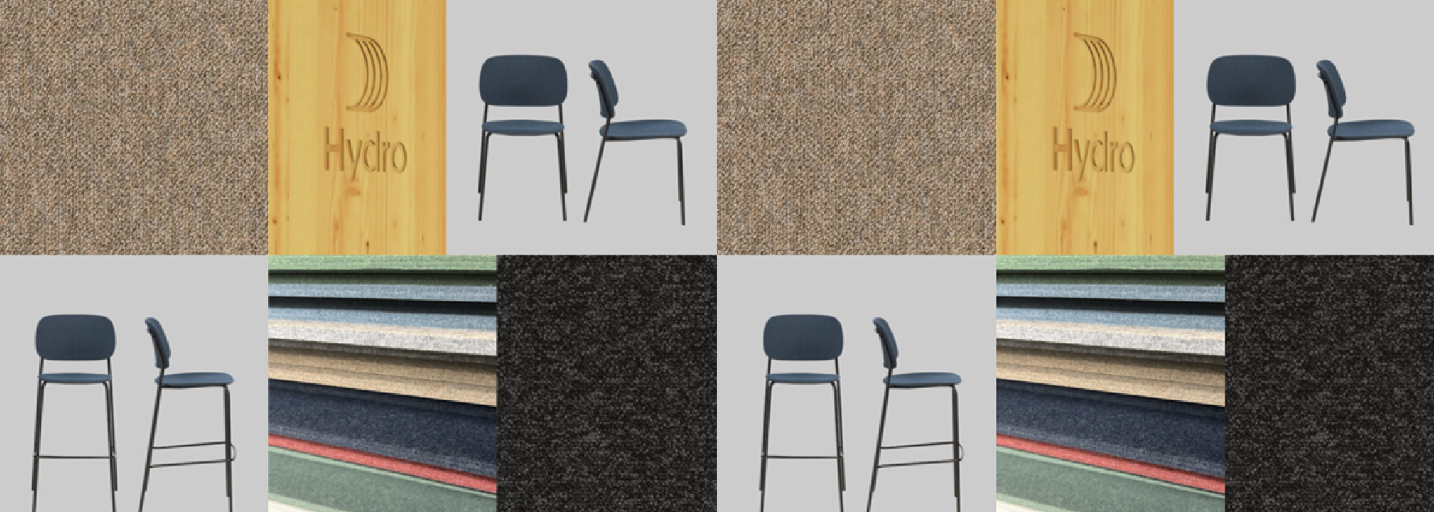 Materialien für den Standbau für die ALUMINIUM 2024